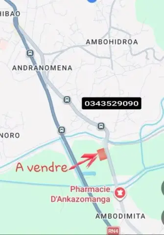 Terrain 650 m² à vendre… — 600 000 000 Ar | Fonenako