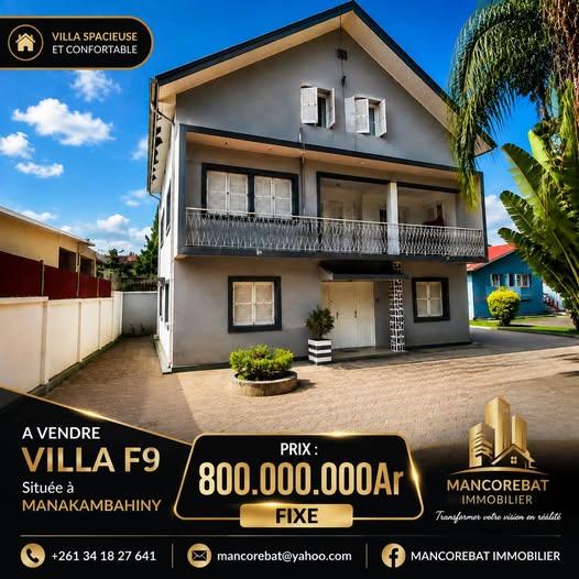 Maison 8 ch. à vendre — Manakambahiny - photo 1