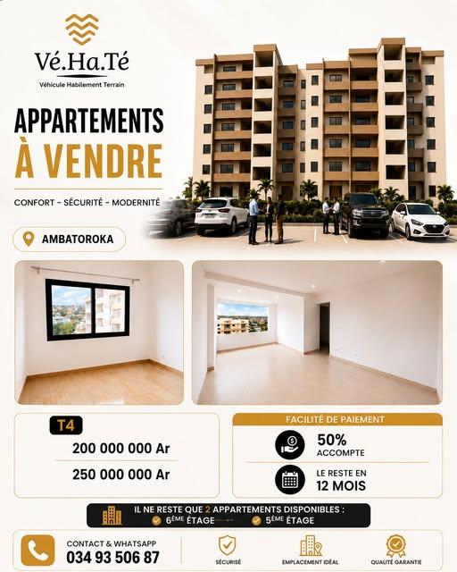 Appartement 3 ch. à vendre — Ambatoroka - photo 1