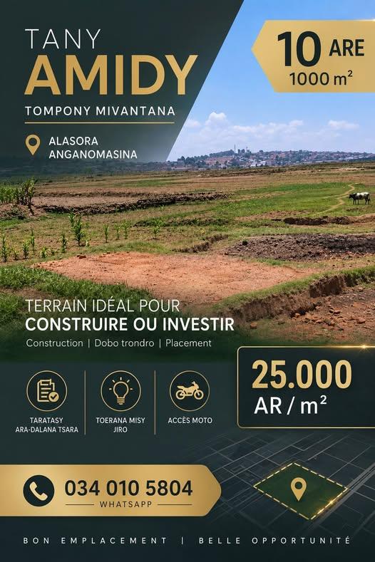 Terre agricole à vendre — Alasora - photo 1