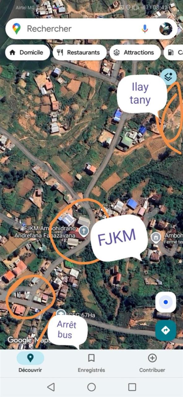 Terrain 300 m² terrassé, prêt à bâtir — Sabotsy Namehana, Antananarivo - photo 1